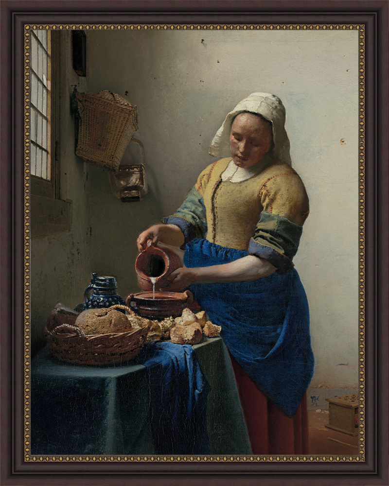 The Milkmaid reproduction painting
